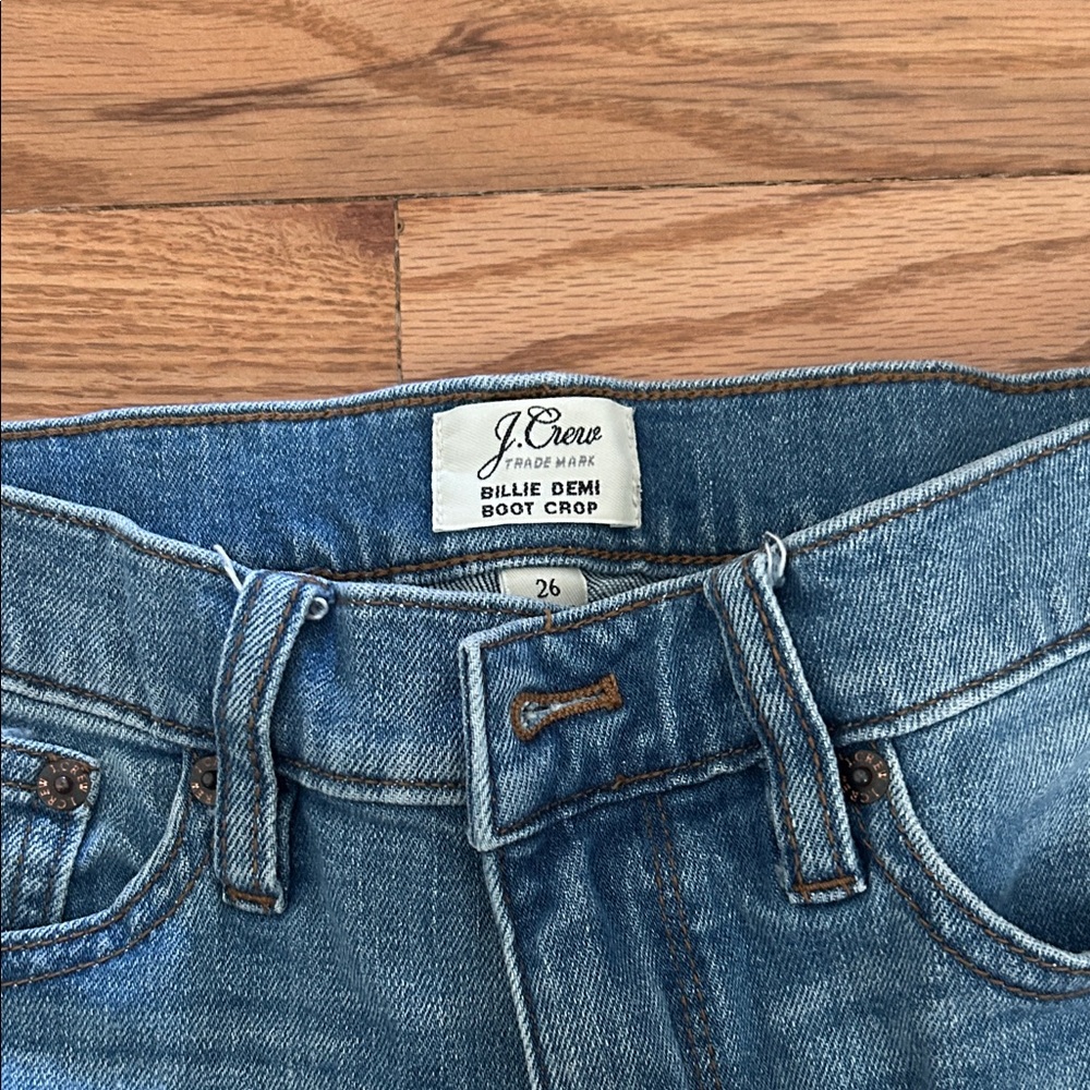 J. Crew Blue Straight-Leg Women's Jeans - Picture 2 of 3